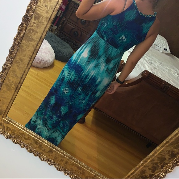 Blue maxi dress - Picture 4 of 4
